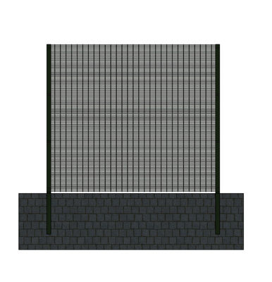 Haute sécurité soudée de 358 Mesh Fencing Panels Anti Climb