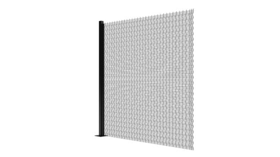 Anti montée coupée de fil de la porte 358 de Mesh Fence Clear View Sliding de haute sécurité anti