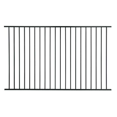 Metal Picket Ornamental Iron Wrought Fence Galvanized 8ft 7ft