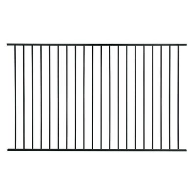 Metal Picket Ornamental Iron Wrought Fence Galvanized 8ft 7ft